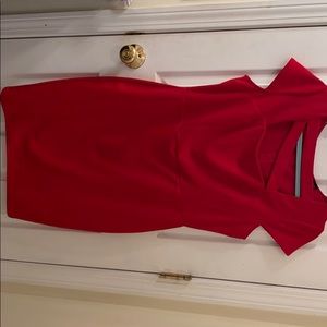 Red Midi Length Dress